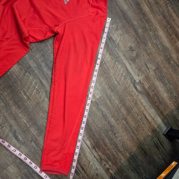 ADIDAS MENS RUNNING SWEATSHIRT SIZE XL RED COLOR WITH QUARTER ZIPPER - Picture 11 of 11
